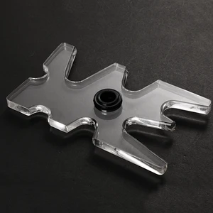 Забавная игра, прозрачный пластик, Супер Легкий снукер, бильярдный бассейн, кия, мостовая головка, h-образная форма для снукера, бильярдные аксессуары