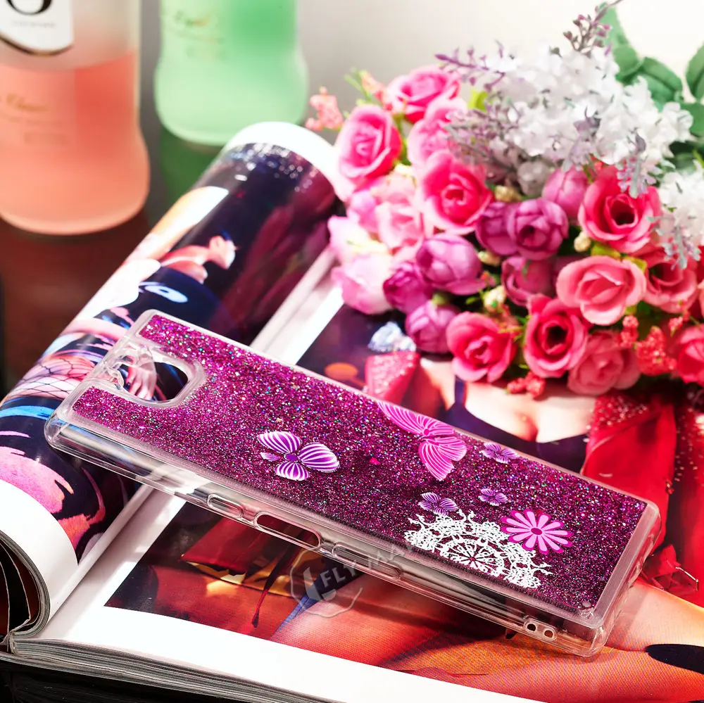 Quicksand Case for Sony Xperia 10 Plus I3213 I3223 Dynamic Liquid Glitter Stars Phone Cover 10+ I4213 I4293 |