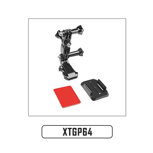 XTGP64 Шлем для стрельбы Боковое крепление аксессуары для GoPro Hero 8 7 5 Xiaomi Yi 4K Sjcam Sj4000 M10 M20 Eken H9 H9r Go Pro Hero 6 5 аксессуар - Цвет: XTGP64
