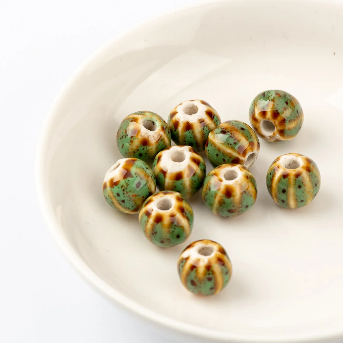 Керамические бусины в форме арбуза не h образные керамические 10 шт./лот #