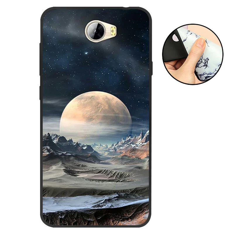 T18 Для huawei Y5 II чехол для huawei Y5 2 Y5II CUN-L21 CUN-U29 задняя крышка Y6 II Компактный Мягкий ТПУ силиконовый чехол для Honor 5A LYO-L21 черный - Цвет: T18