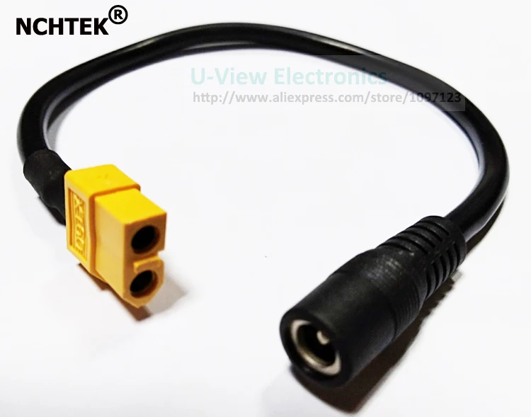 NCHTEK Универсальный XT60 Женский к DC 5,5*2,5 мм Женский адаптер питания/ /1 шт