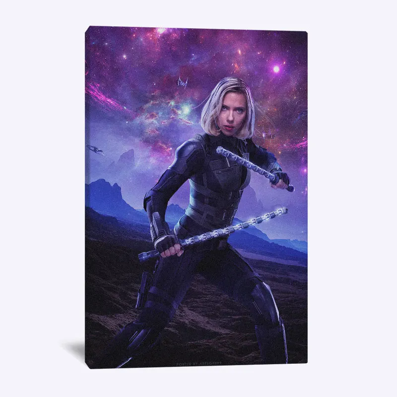 Черная Вдова marvel плакат настенный художественный холст для подростков гостиной дома спальни Кабинета общежития комнаты квартиры художественные украшения принты - Цвет: ICV 79