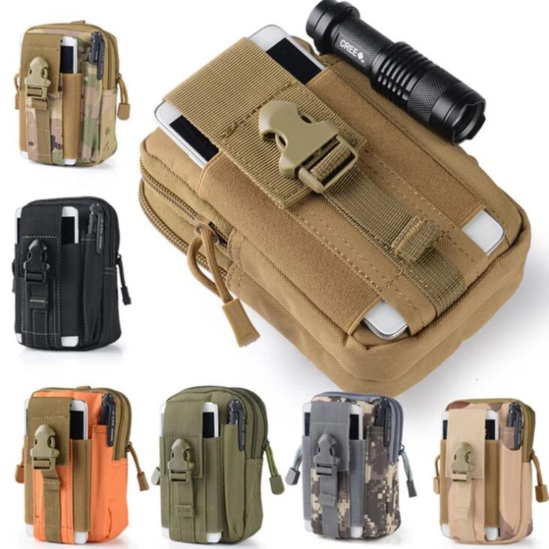 Тактическая поясная Сумка Molle с небольшим карманом камуфляжная походная сумка