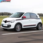 Спортивные полосы автомобиля талии линии стикер для Renault Twingo GT цвет Run 2015-2017 Авто тела двери декор наклейка внешние аксессуары