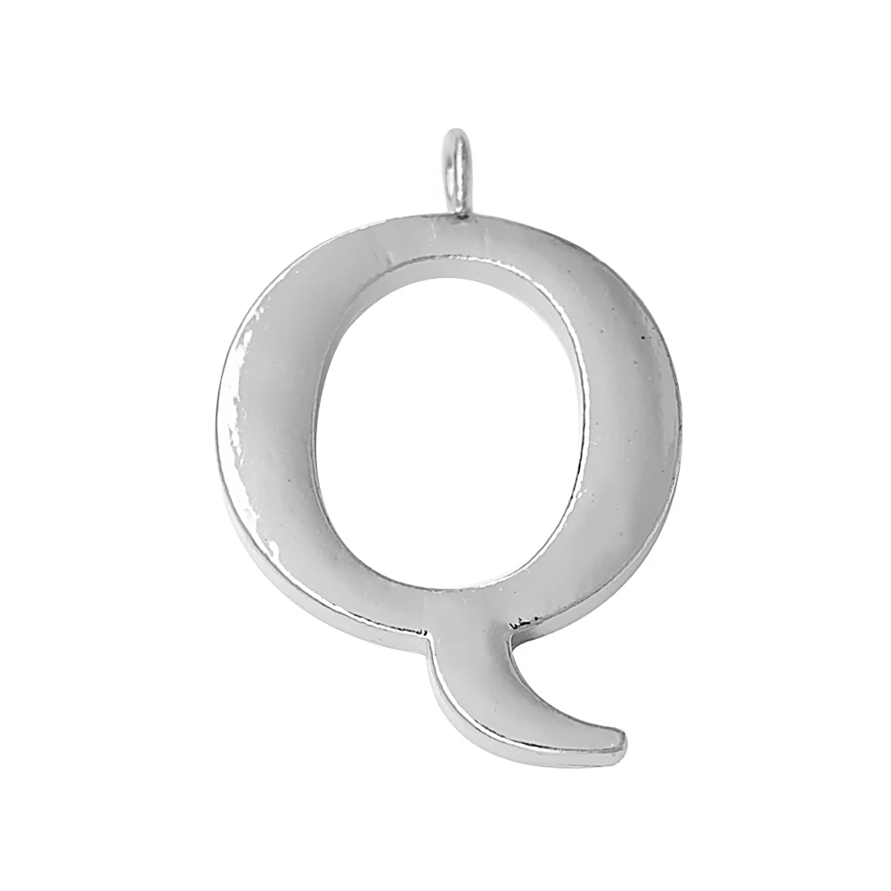 Модная металлическая 3d-подвеска в стиле хип-хоп с английской надписью Q подвеска