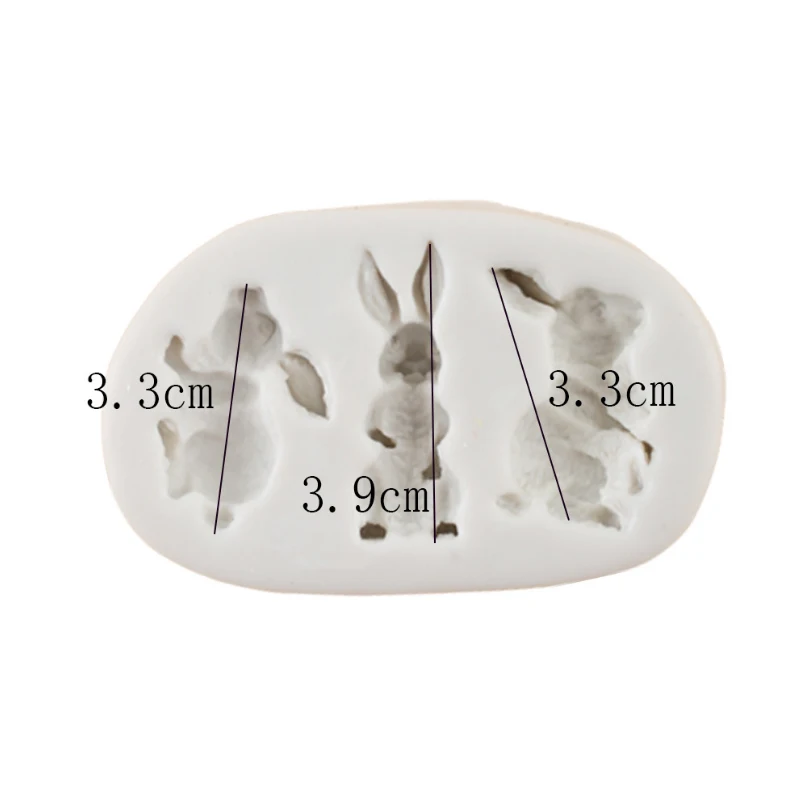 Cartoon Bunny Silicone Mold Fondant Mould Cake Decorating Tools Chocolate Gumpaste Molds Sugarcraft Kitchen Gadgets | Дом и сад