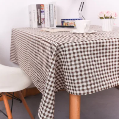 

Modern minimalist black and white gray plaid tablecloth tablecloth, hotel tablecloth, coffee table cloth