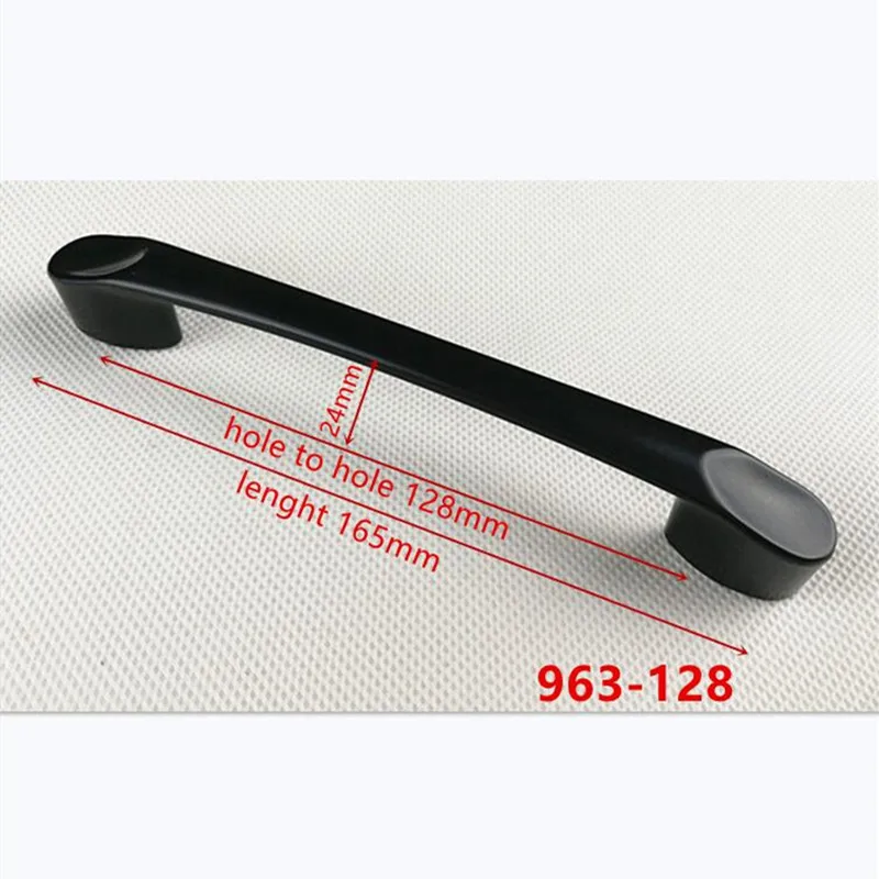 Цинковый сплав Черный кабинет ручки в американском стиле кухонный шкаф дверь