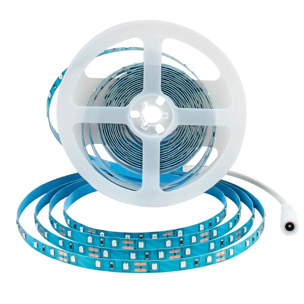 SuperNight 2835 SMD LED Strip 5M 60LEDs/m DC 12V Single Color Flexible Tape Light Pink Blue Green Warm Cool White Lamp Band | Освещение