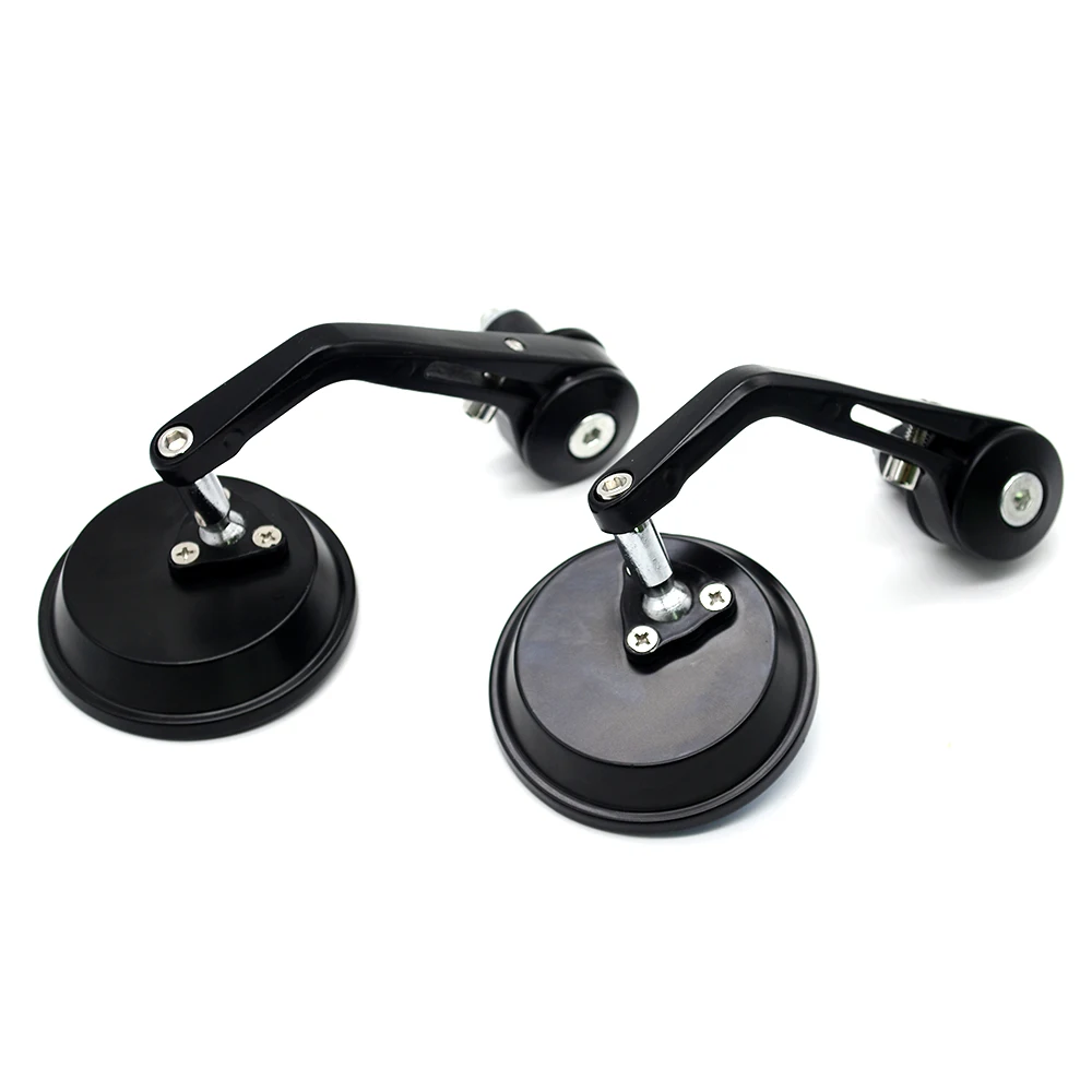 Motorcycle Back View Mirror Bicycle Rearview Moped Side Rearviews Bar end Round for Kawasaki ZX6R ZX7R ZX10R | Автомобили и