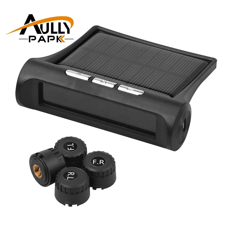 Умный автомобильный TPMS телефон с питанием от солнечной энергии HD цифровой