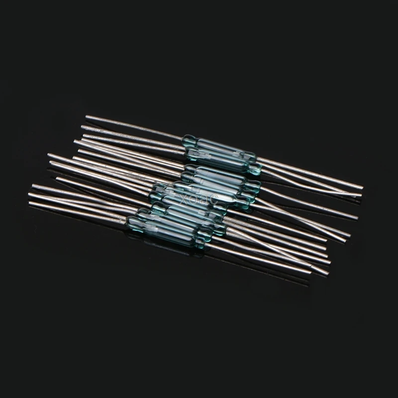 10 шт. 2.5X14mm 4 Вт 3-контактный стеклянный геркон реле магнитные переключатели N/O N/C SPDT