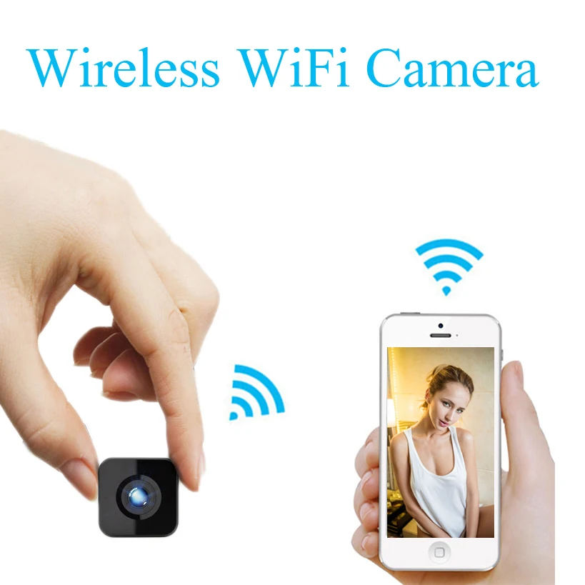 Мини Wifi IP камера инфракрасного ночного видения HD 1080P микро видеокамера для автомобиля Спорт DV Запись видео голос широкий угол 140 градусов