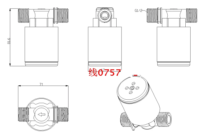 2 шт. автоматический регулятор уровня клапан Поплавковый впускной переключатель