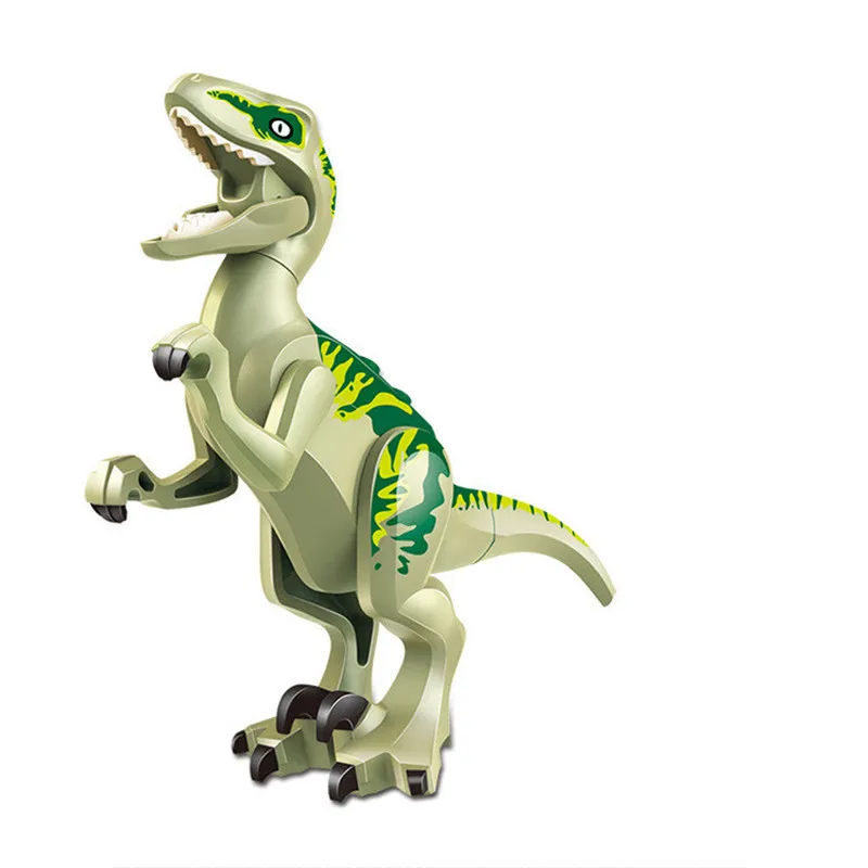 8 шт./лот динозавр Юрского периода DIY сборочные строительные блоки динозавры