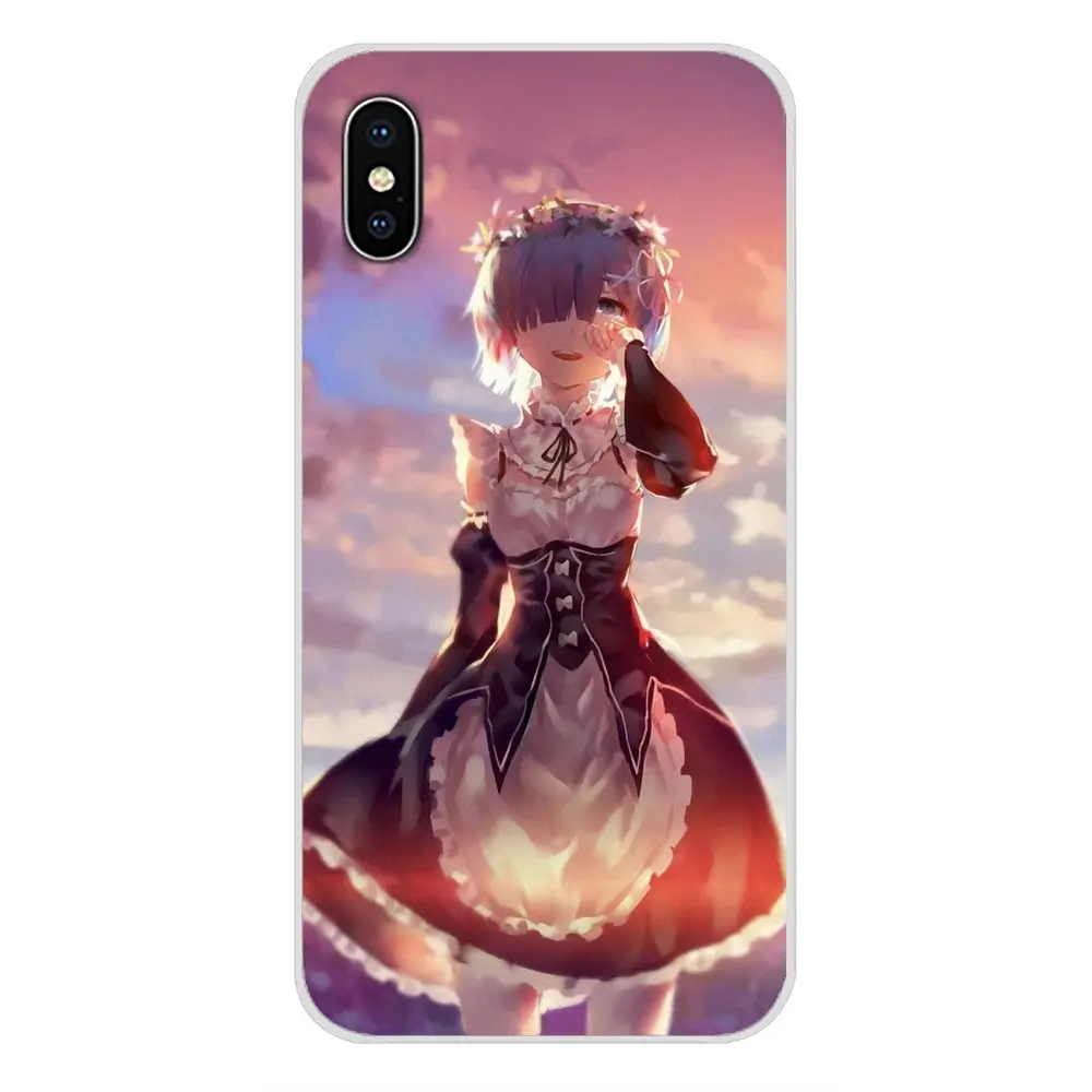 Аксессуары чехлы для телефонов Huawei P8 9 Lite Nova 2i 3i GR3 Y6 Pro Y7 Y8 Y9 Prime 2017 2018 2019 Rem Re Zero Girl