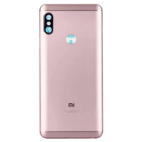 Rose gold Для Xiaomi Redmi Note 5 Pro задняя крышка корпус Металлическая Задняя крышка батареи+ стекло камеры+ ключ для боковой кнопки запасные части - Цвет: Rose gold