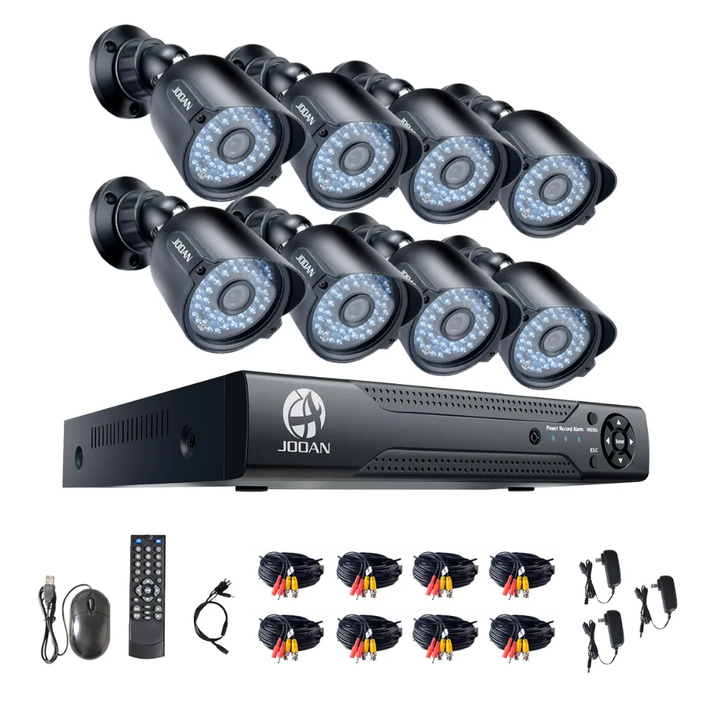 JOOAN 8CH 1080N CCTV DVR 8 x 720P (1280TVL) Outdoor Security Camera System|security camera system|8ch security systemcamera system |