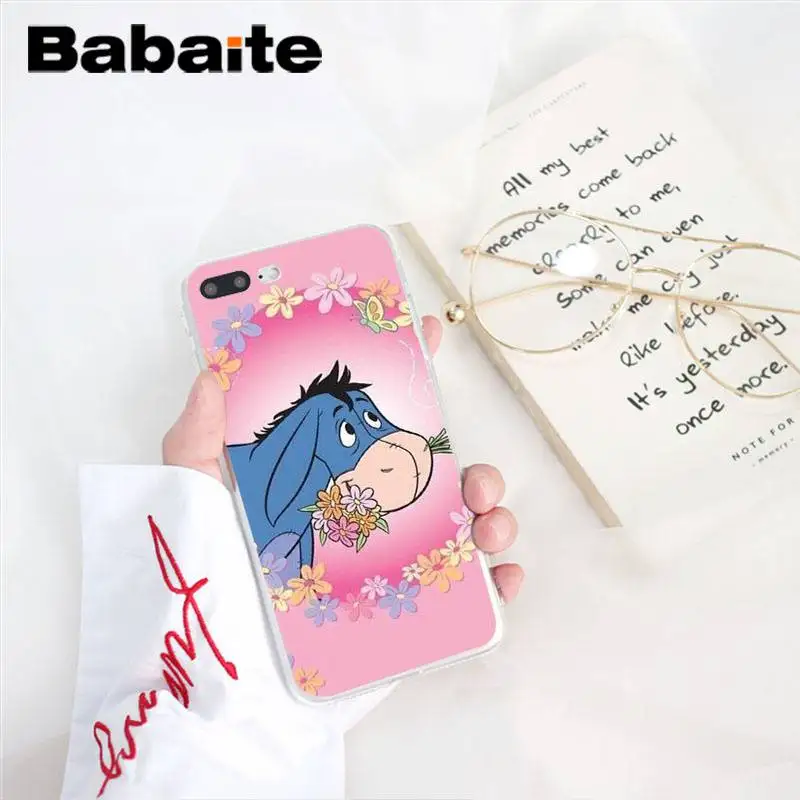 A6 Babaite Baby Eeyore Donkey специальный чехол для телефона для iPhone 8 7 6 6S Plus 5 5S SE XR X XS MAX 10 11 11pro 11promax - Цвет: A6