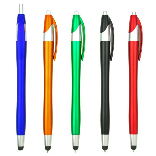200 pcs/lot promotional pen stylus with logo design capacitive tablet stylus caneta pen for ipad