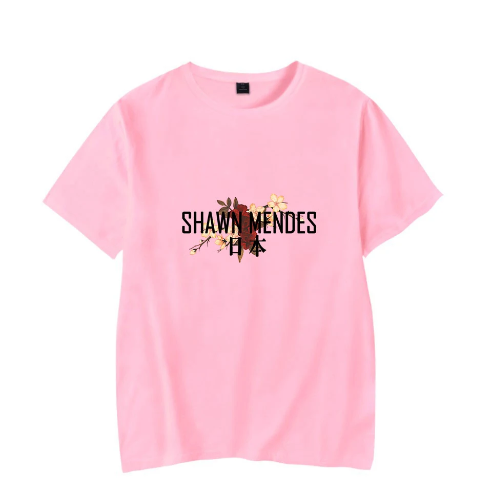 Футболка с принтом shawn mendes летняя повседневная футболка в стиле Kpop Новое