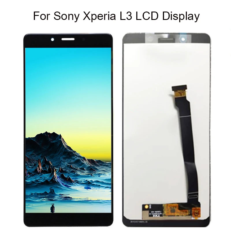 ЖК дисплей 5 7 дюйма для Sony Xperia L3 сенсорный экран дигитайзер полная сборка