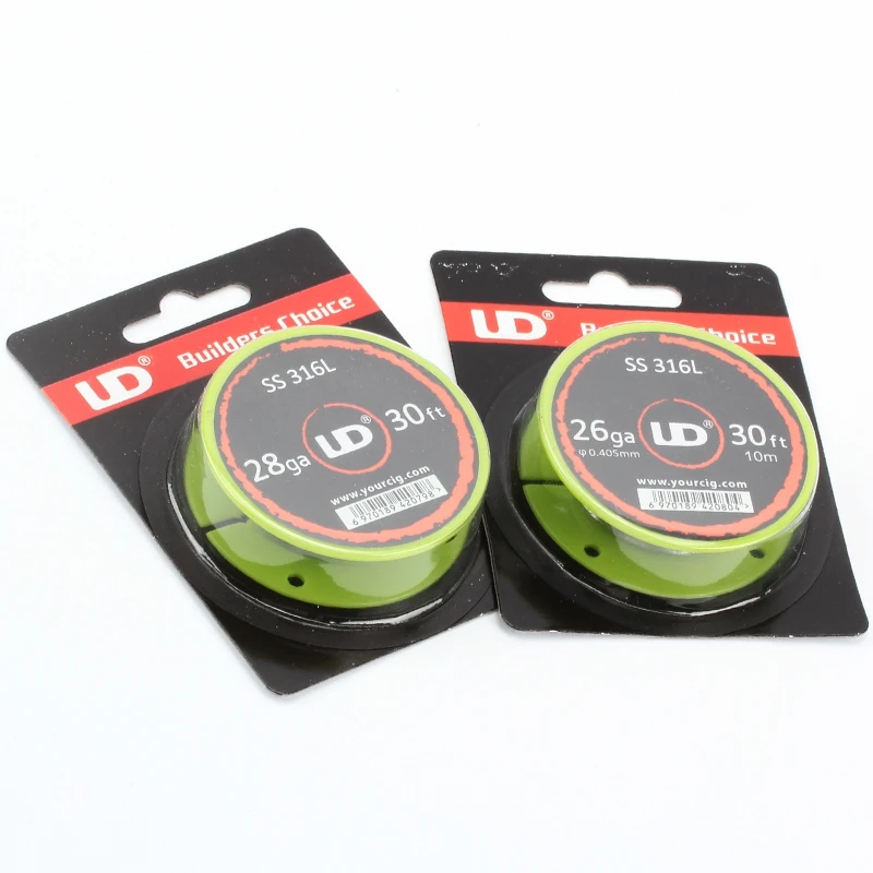 

Проволока Youde из нержавеющей стали SS316L, 100% Подлинная, 32ga 30ga 28ga 26ga 24ga 30ft 10 м/рулон, нагревательная проволока