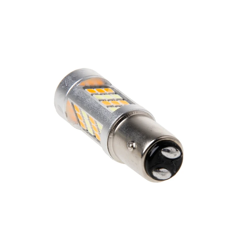 YAM 1157 BAY15D Super Bright White/Amber Switchback 2835 42 LED Light Turn Signal | Автомобили и мотоциклы