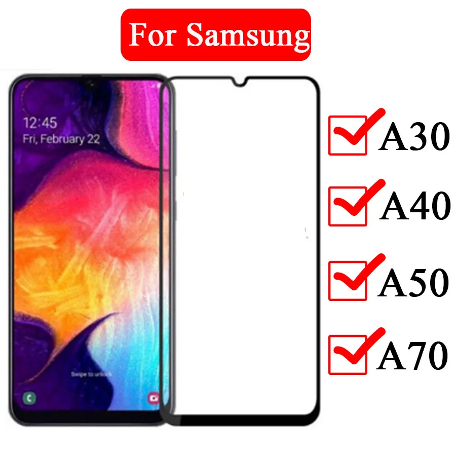 Защитное стекло закаленное для Samsung a30/a40/a50/a70/30/40/50/70 | Мобильные телефоны и