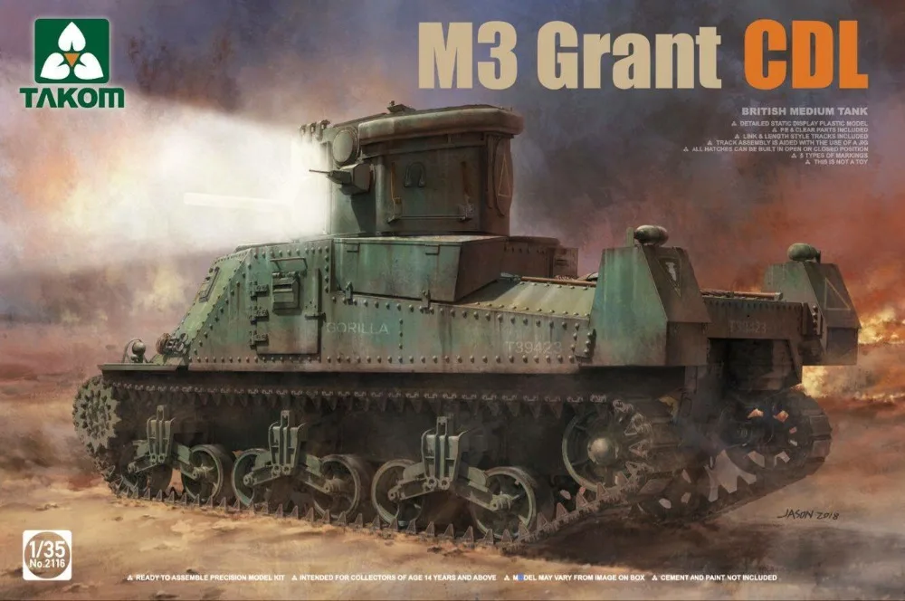 

TAKOM 1/35 2116 U S Army M3 Grant CDL