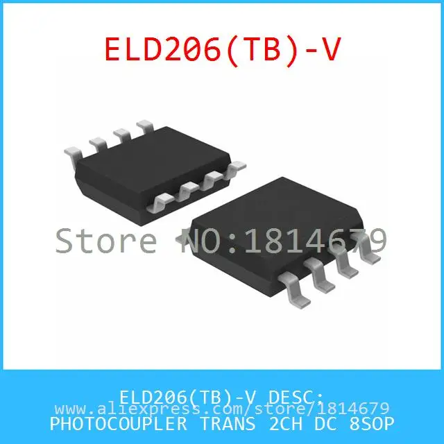 Бесплатная Доставка 5 Шт./лот ELD206 (ТБ) V ФОТОМУФТА TRANS 2CH DC 8SOP 206 ELD206|trans| |