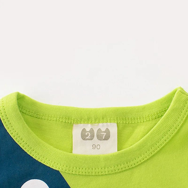 Детские футболки с принтом осьминога летние детские повседневные хлопковые топы