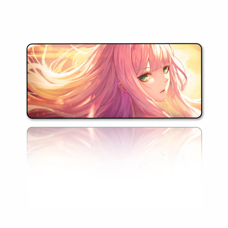QQQRGB 70X30cm коврик для мыши японский мультяшный резиновый большой игровой геймер s XL