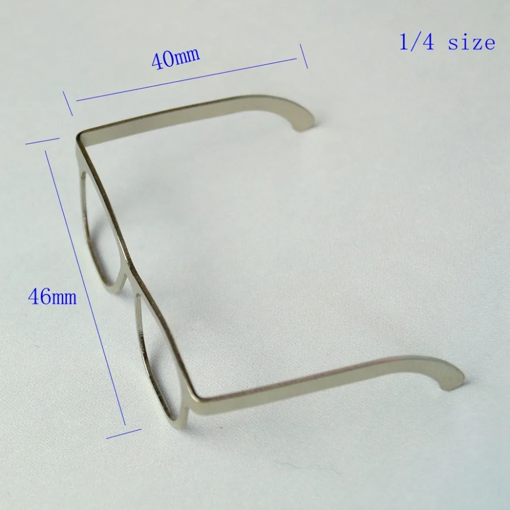 BJD Серебряные очки Bookman Prop для 1/4 1/3 2" 60 см BJD MSD SD SD17 70 см DD DOD DK DZ Volks кукла HEDUOEP