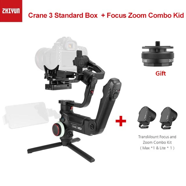 H Zhiyun Crane 3 Lab 3-осевой ручной карданный Стабилизатор камеры Viatouch steadicam для dslr камер canon sony pk Crane 2 - Цвет: H