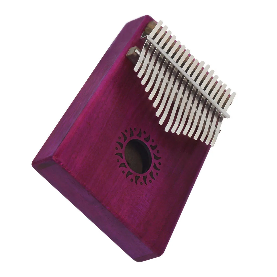 MMFC-IRIN 17 Key Finger Kalimba Mbira Sanza Thumb Piano Pocket Size Beginners Supporting Bag Keyboard Acacia mangium Wood Musi |