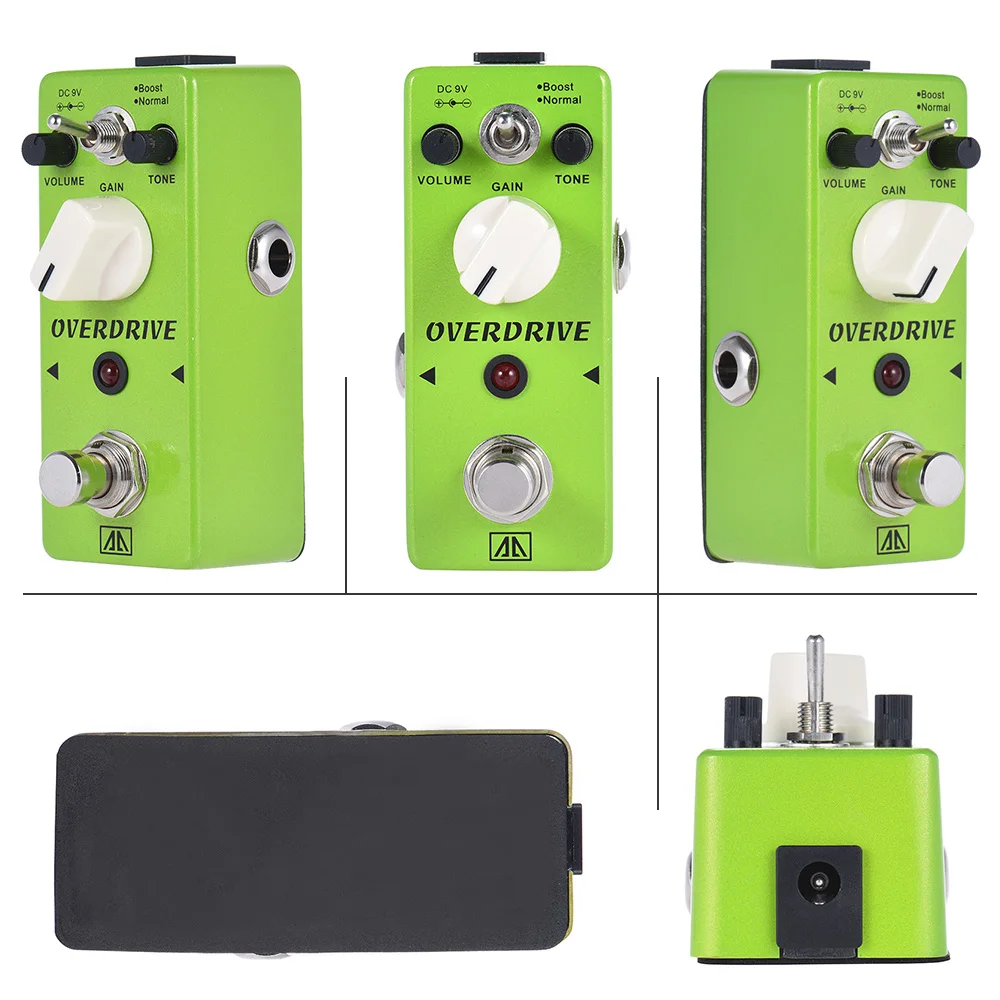 Аромат AGR 5 ламповой как овердрайв Гитары педаль эффектов 2 Режимы Алюминий сплав