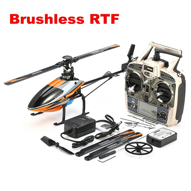 WLtoys V950 RC вертолеты 2 4G 6CH 3D6G система бесщеточный двигатель Квадрокоптер готов к