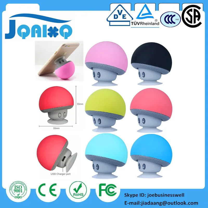 Беспроводной Bluetooth динамик портативный водонепроницаемый мини в виде гриба