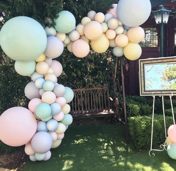 5 м воздушный шар Арка Декор шары лента звенья соединение цепи пластиковые ПВХ