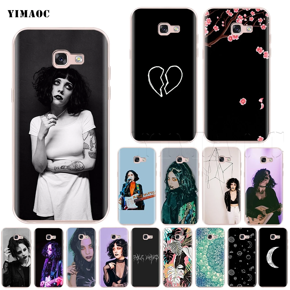 YIMAOC бледно Волнистый силиконовый чехол для Samsung Galaxy A7 A8 A9 A10 A30 A40 A50 A70 M10 M20 M30 S10e J6 Plus