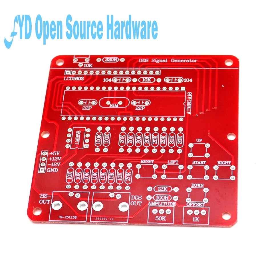 DDS генератор сигналов DIY Kit частоты квадратный пилозуб треугольная волна части
