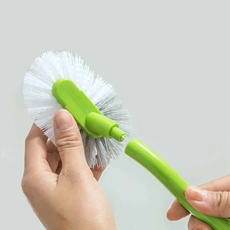 

JPZYLFKZL2018 New Creative ABS Toilet Brush Toilet Brush Cleaning Brush Set Bathroom Long Handle Wash Toilet Brush Cleaning Tool