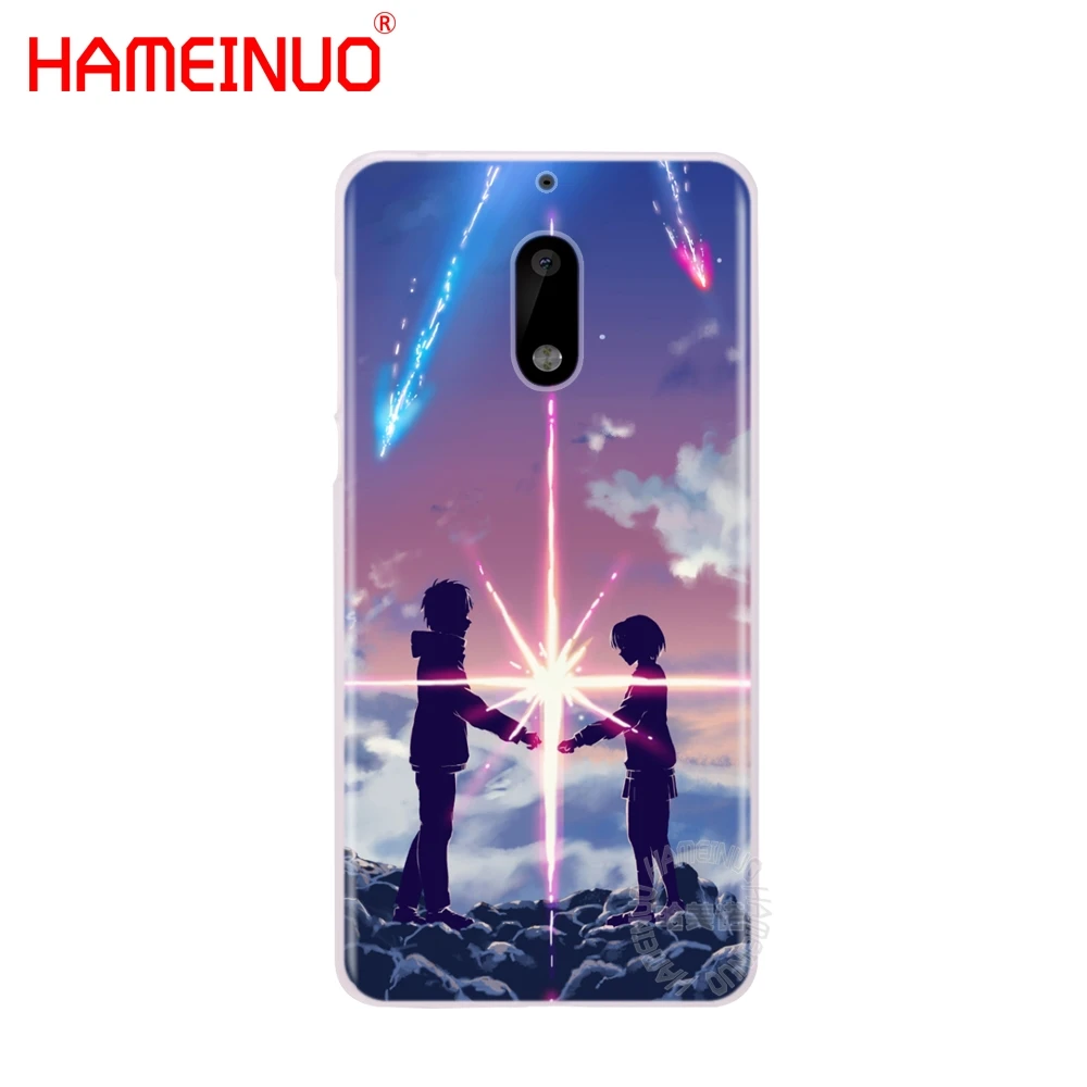 HAMEINUO ваше имя аниме Coque крышка чехол для телефона Nokia 9 8 7 6 5 3 Lumia 640 640XL | Мобильные