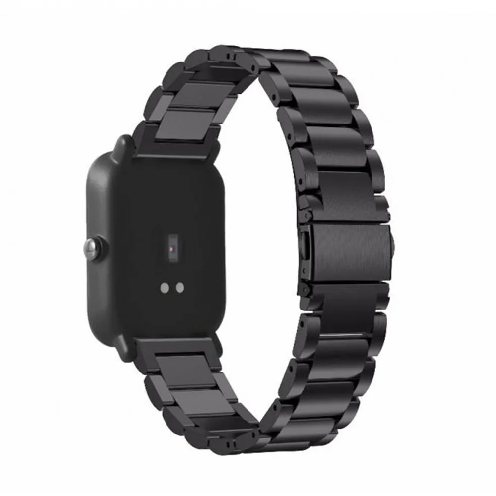 Браслет из нержавеющей стали ремешок для часов Xiaomi Amazfit Bip Youth Watch Watachband Спортивные
