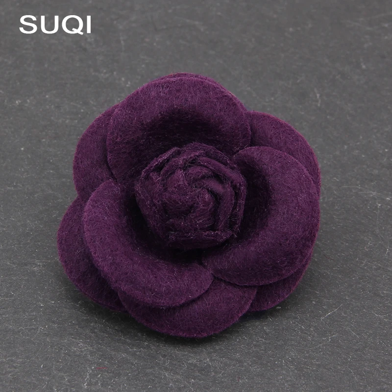 Женская Винтажная брошь Камелия из шелка украшение для обуви|Броши| |