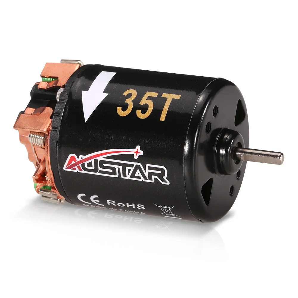 Новый AUSTAR 540 35T матовый двигатель для 1/10 внедорожников монстр грузовик Bigfoot RC