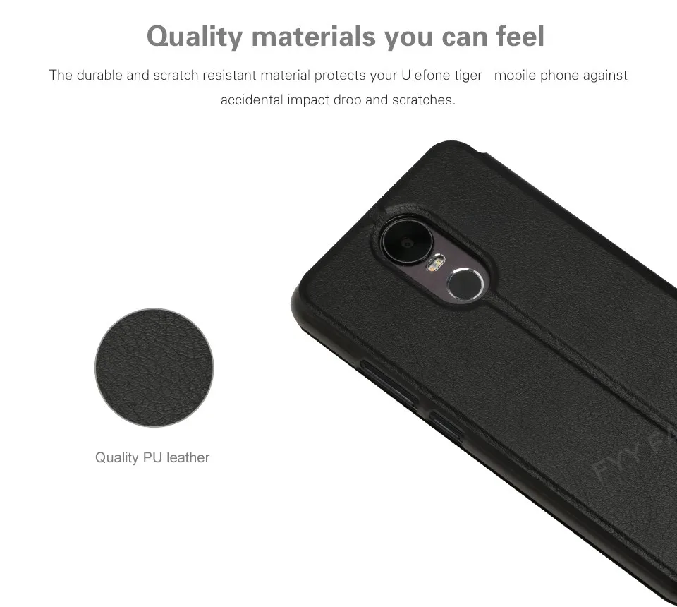 Роскошный чехол ocube Ulefone tiger с подставкой и Откидывающейся Крышкой из искусственной кожи, чехол для Ulefone tiger 5,", умный мобильный телефон