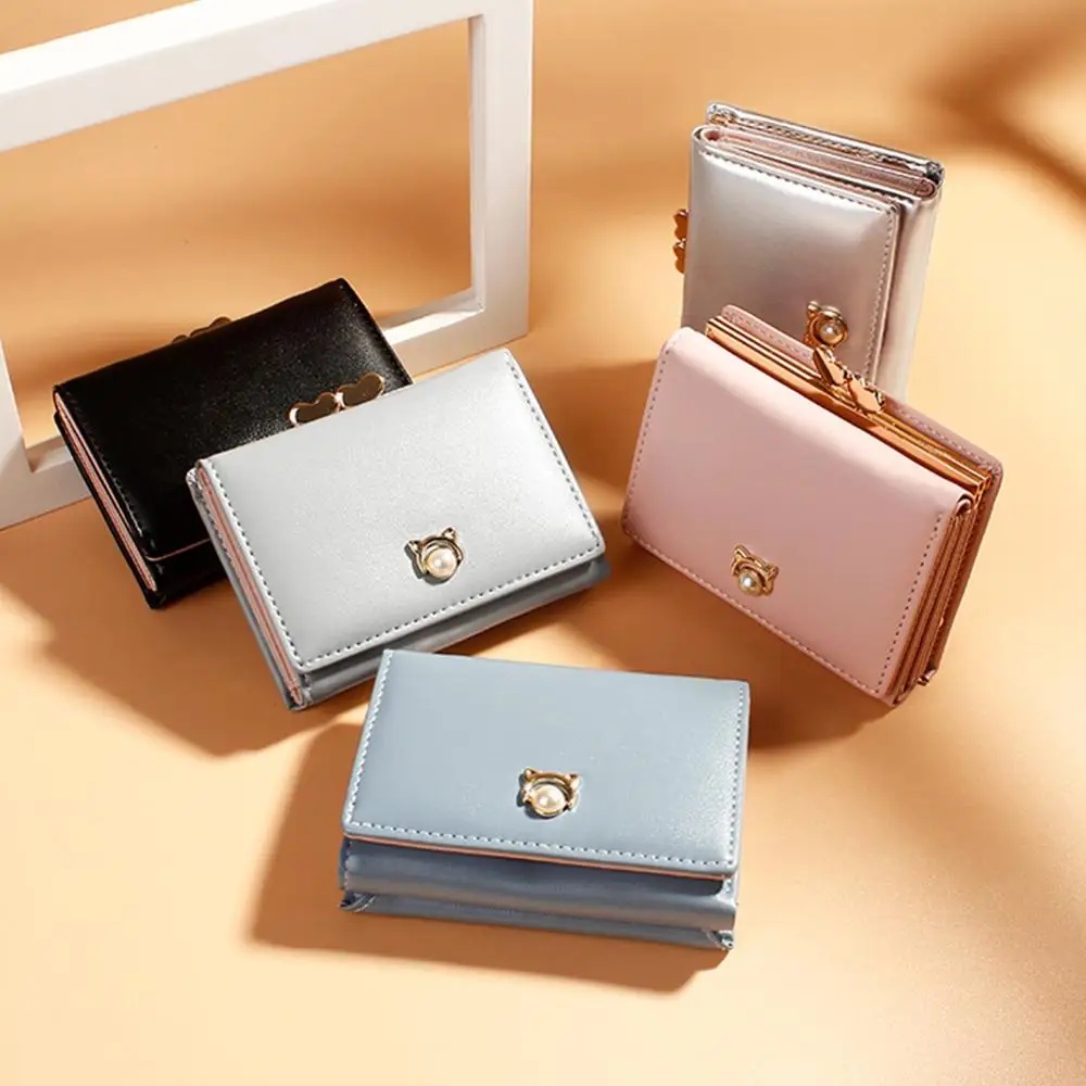 Органайзер женские кошельки с застежкой из искусственной кожи Женский